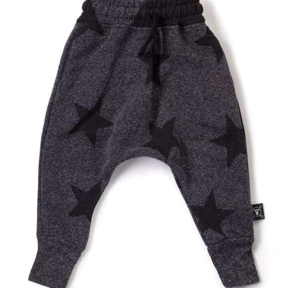 Nununu Star Baggy Pants Charcoal (Winter Weight) - Picture 1 of 3